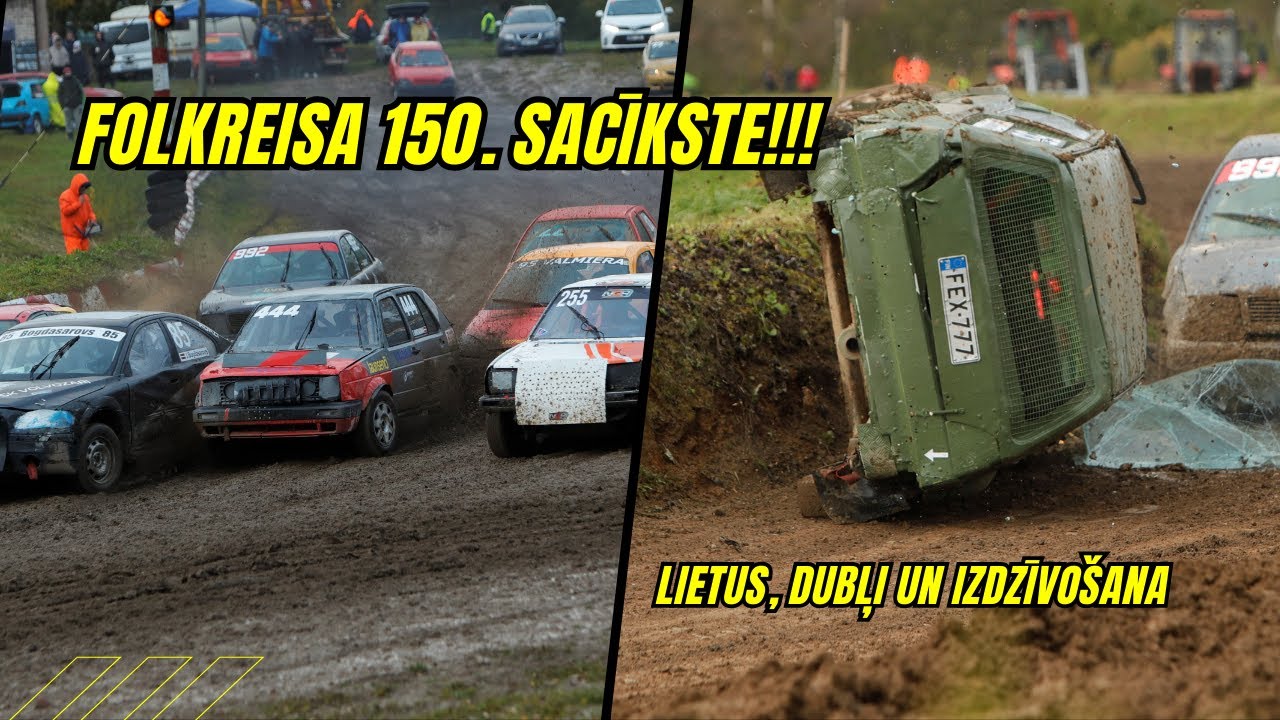 FOLKREISA 150. SACĪKSTE -  lietus, dubļi un izdzīvošana (vlogs #15)