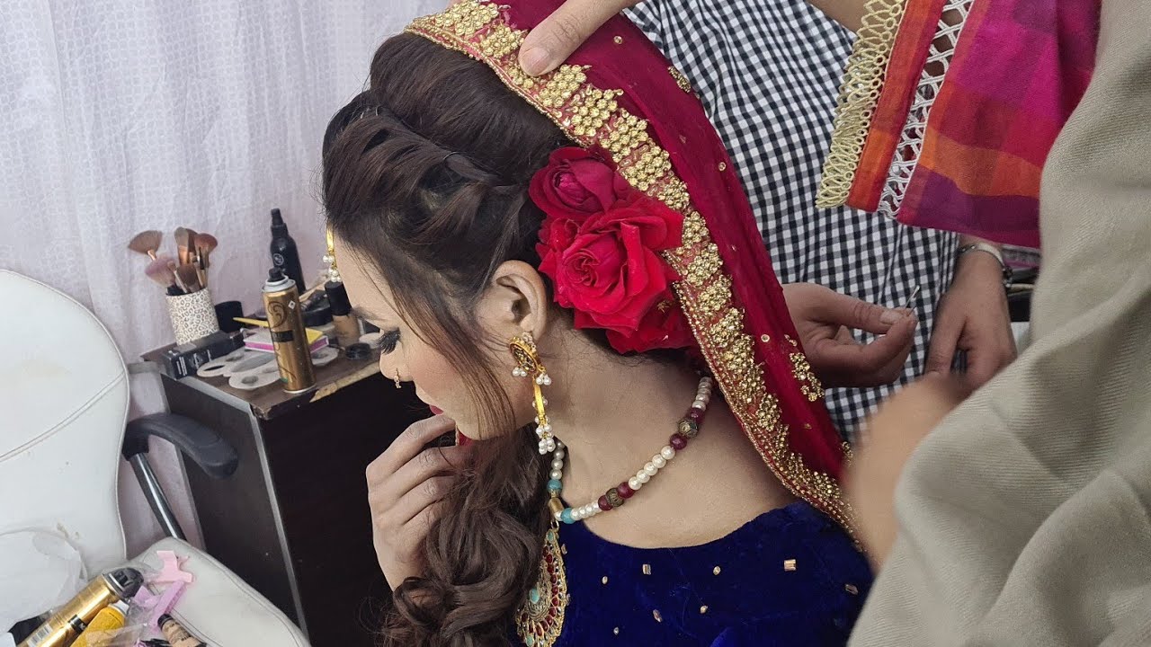 Educational trip of vocational collage at Taliya's salon + Bridal demo