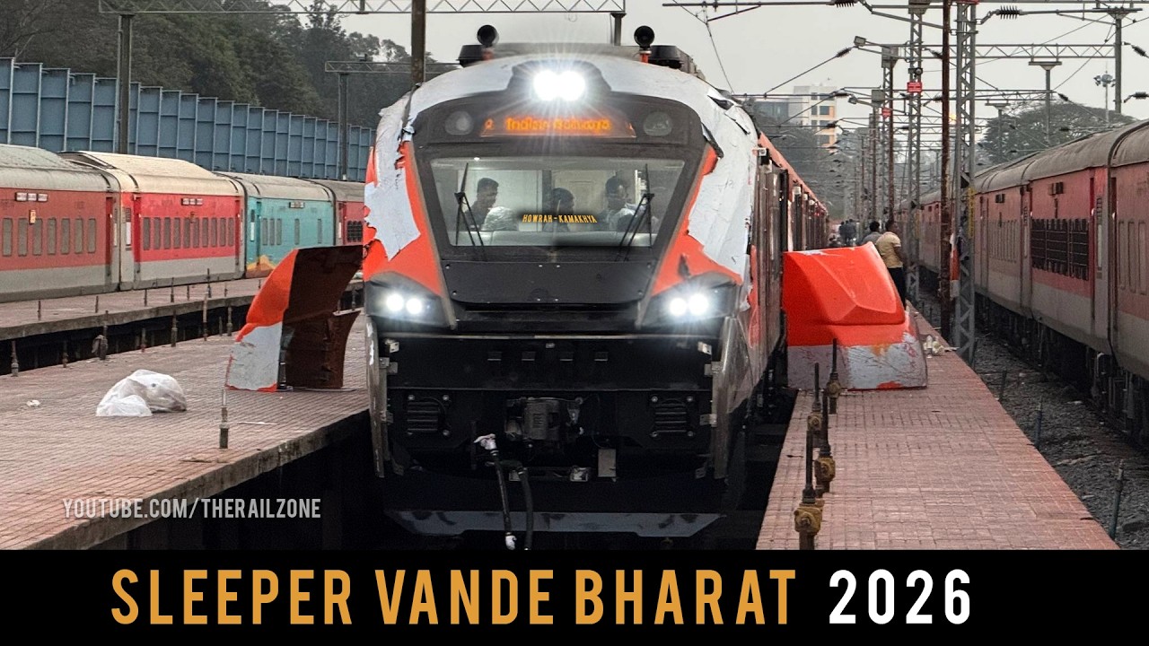 Vandebharat SLEEPER Rake is Ready for Inauguration 2026 | Kamakhya  Howrah #train #trainvideos