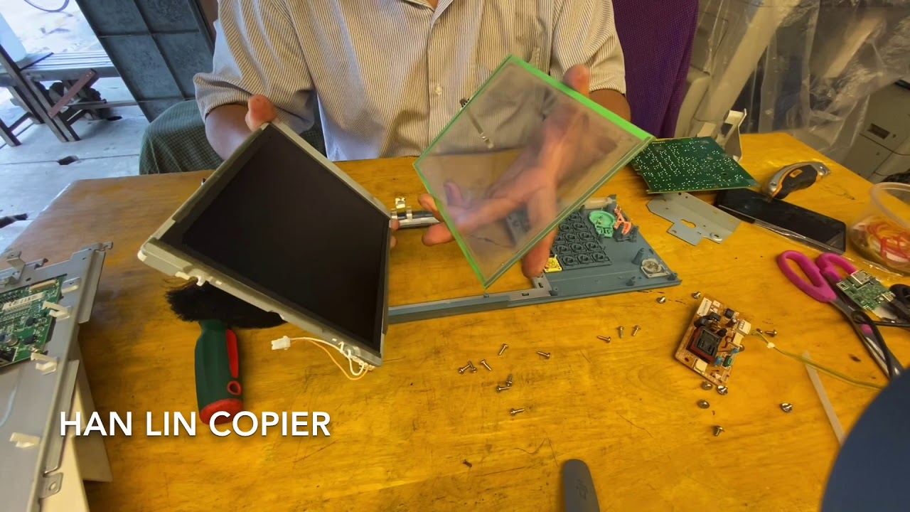 How to clean the Canon IR 3235 , 3245 , 3225 pannel board?