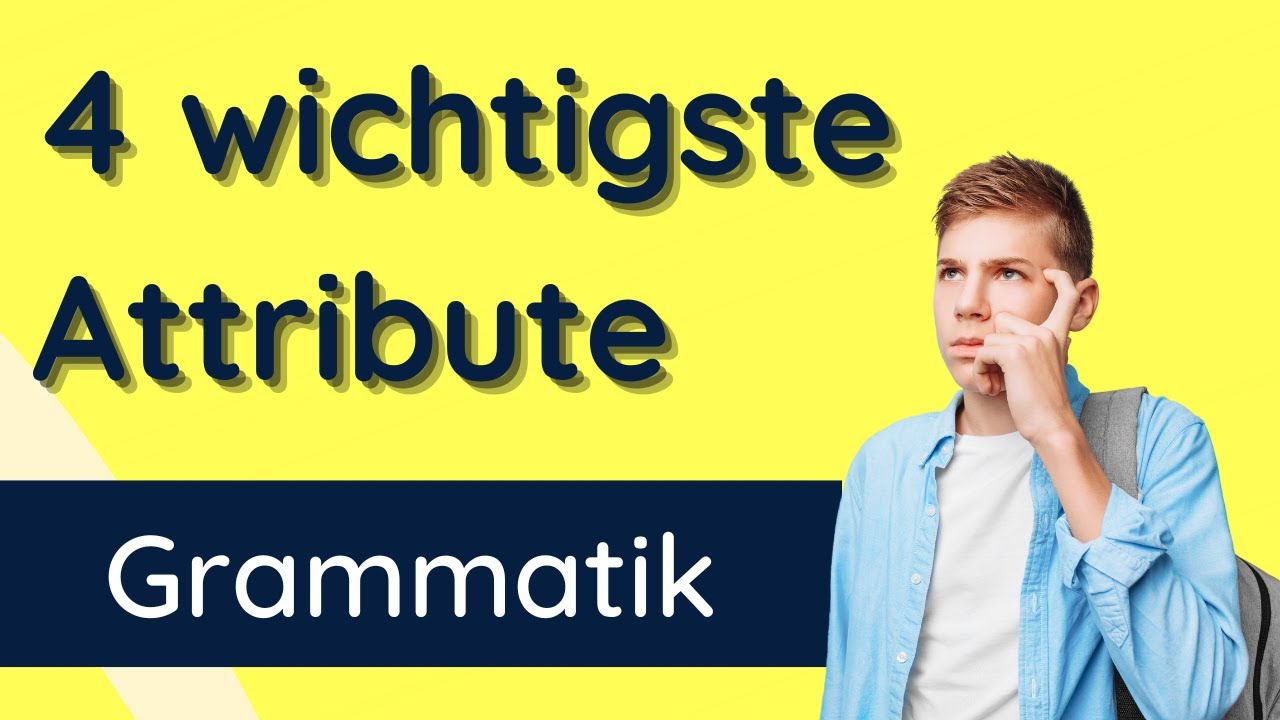 Die vier wichtigsten ✅ Attribute | Erkl&auml;rung und Beispiele