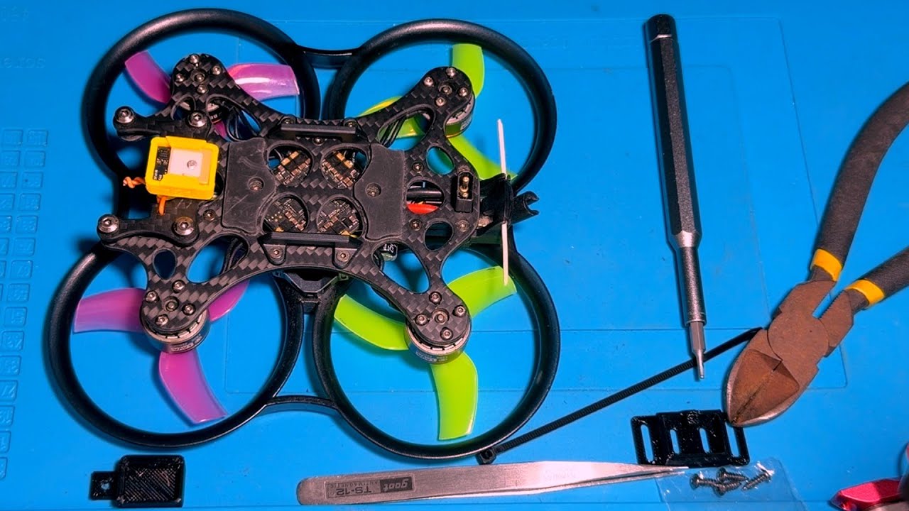 Installing the gps module with magnetometer for betafpv  pavo25 by remapping tx/rx3 for SCL/SDA