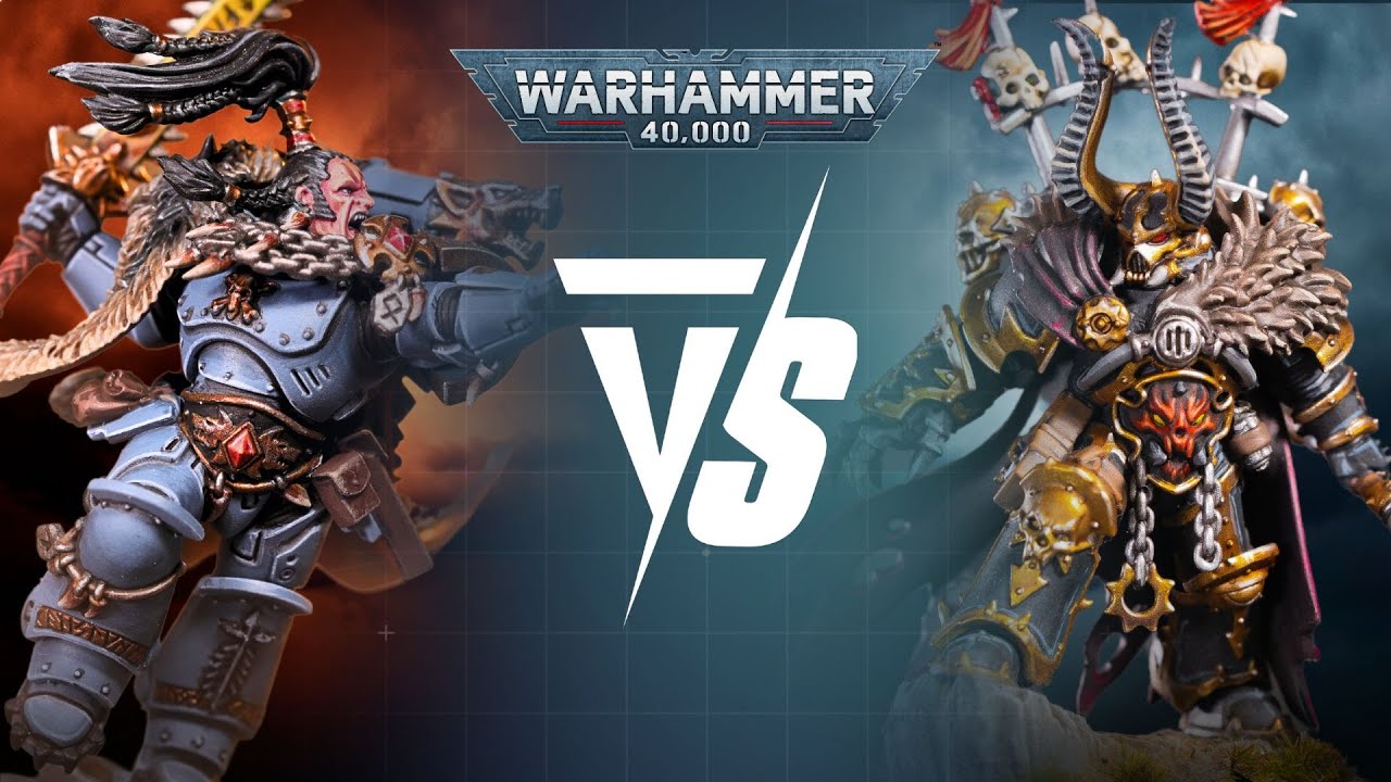Warhammer 40k 10th Edition Live 2000pts Battle Report: Space Wolves Vs Chaos Space Marines