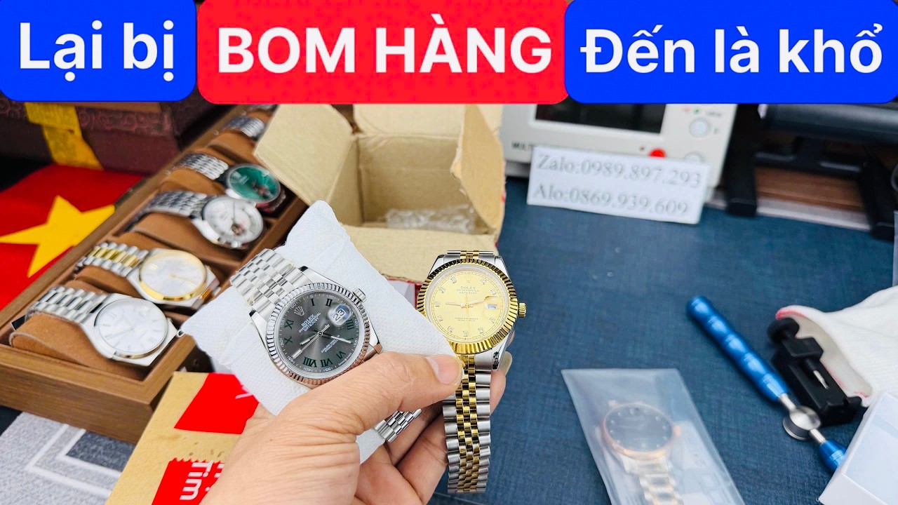 Lại bị BOM HÀNG  đến là khổ 2c đồng hồ MIYOTA