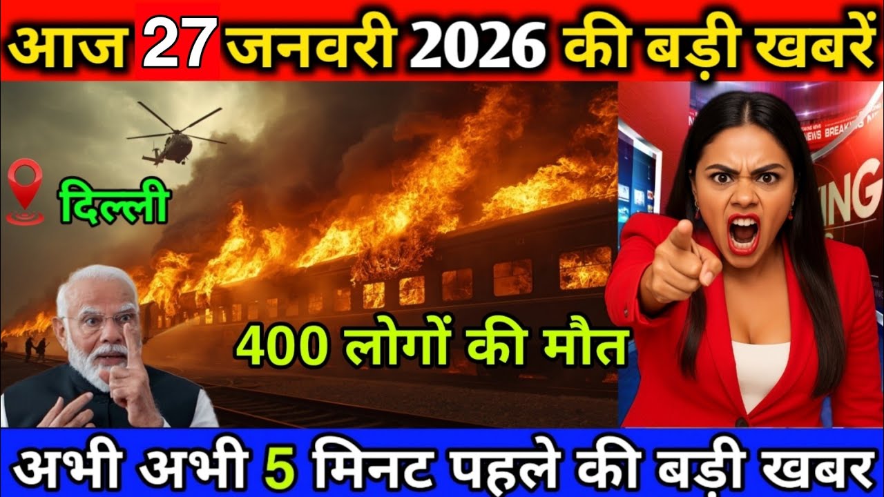 27 जनवरी का मौसम | 27 January Ki Headlines News Today | मुख्य समाचार #Lucknow_weather #आज_का_मौसम