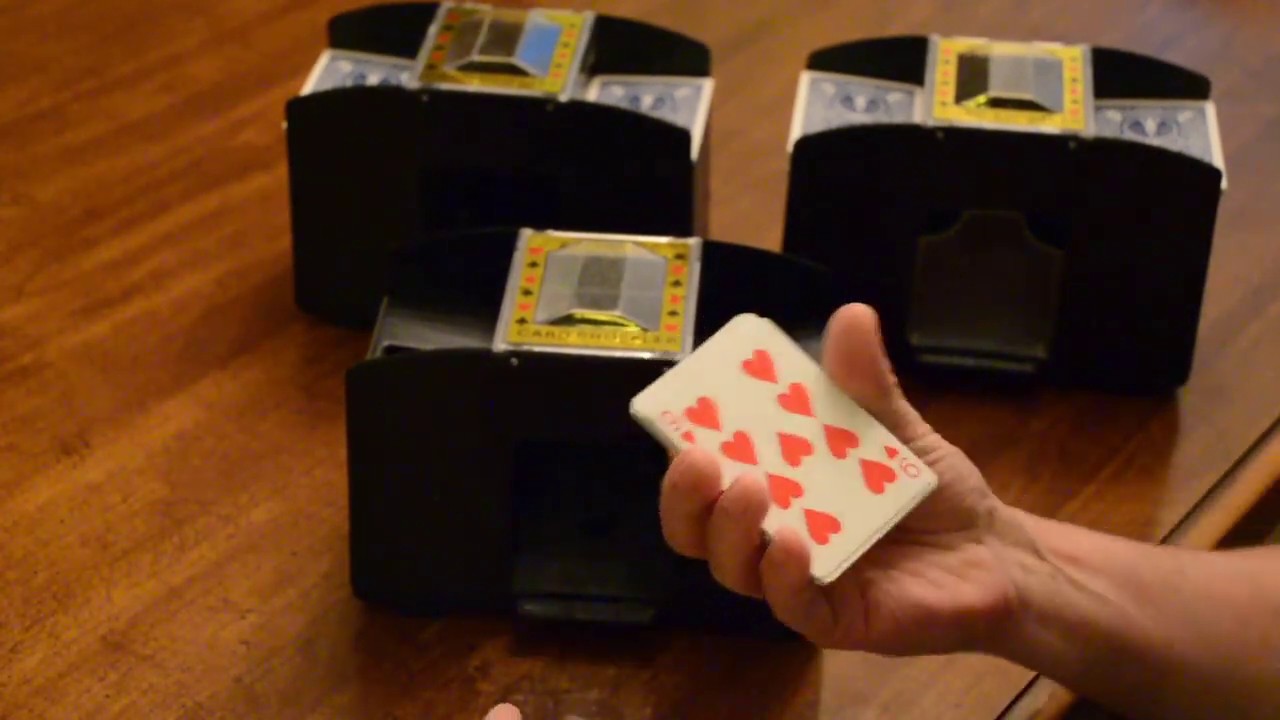 Automatic Card Shuffler not working, not running, runs slow or intermittent