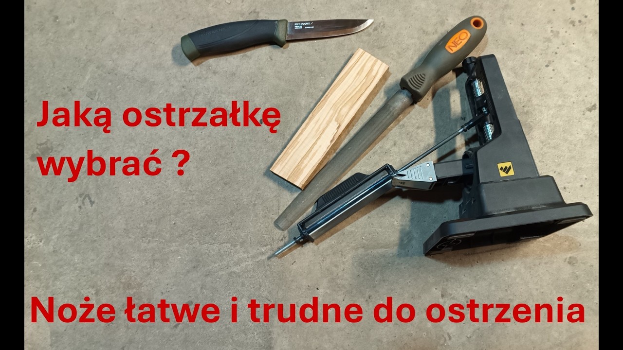 Jaką ostrzałkę wybrać   noże łatwe i trudne do ostrzenia