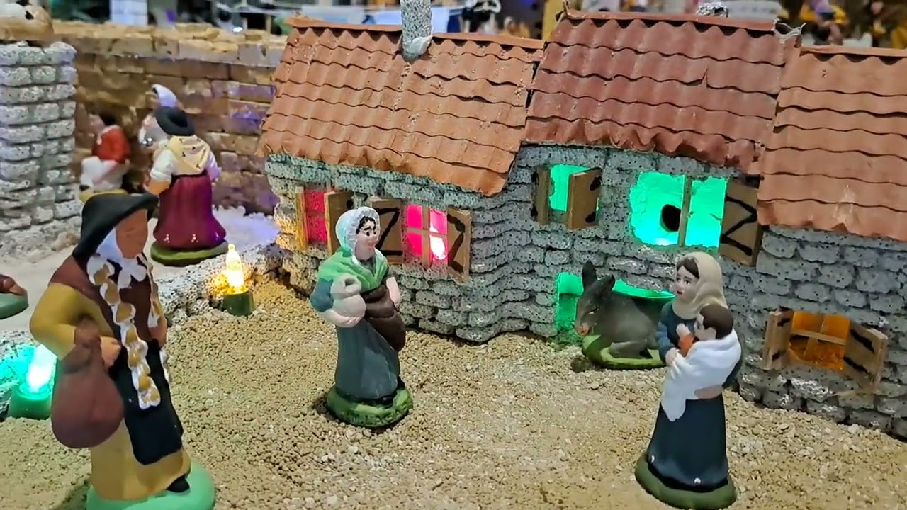 Une Crèche d’exception située  à Camaret-sur-Aigues Vaucluse Noël 2025. Mr Agnel.