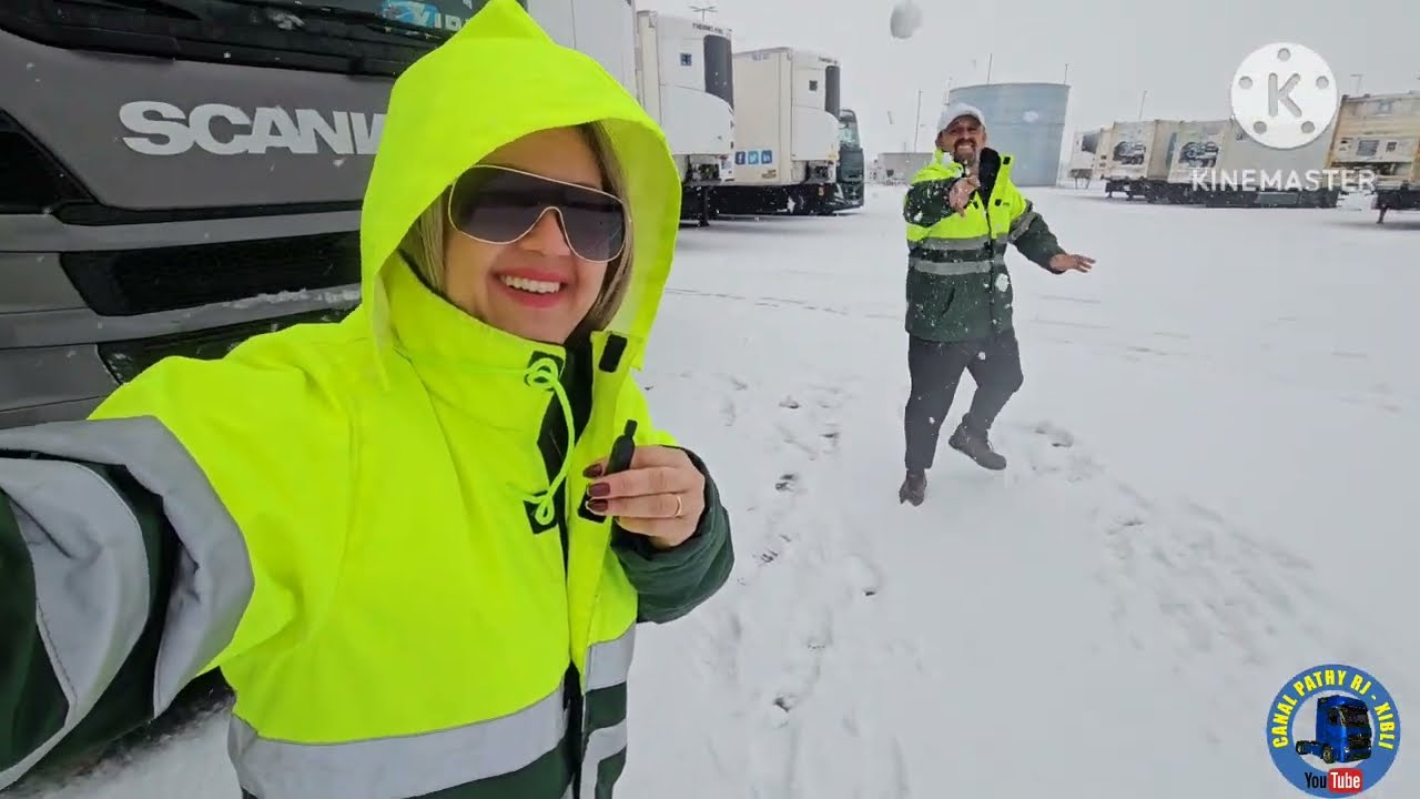 Muita neve na Holanda.vídeo n° 1245