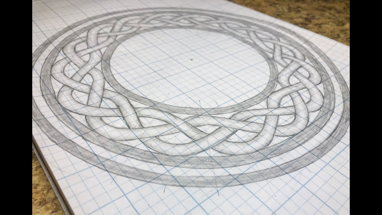 Celtic circle knot tutorial, Part 2 Drawing circular knotwork
