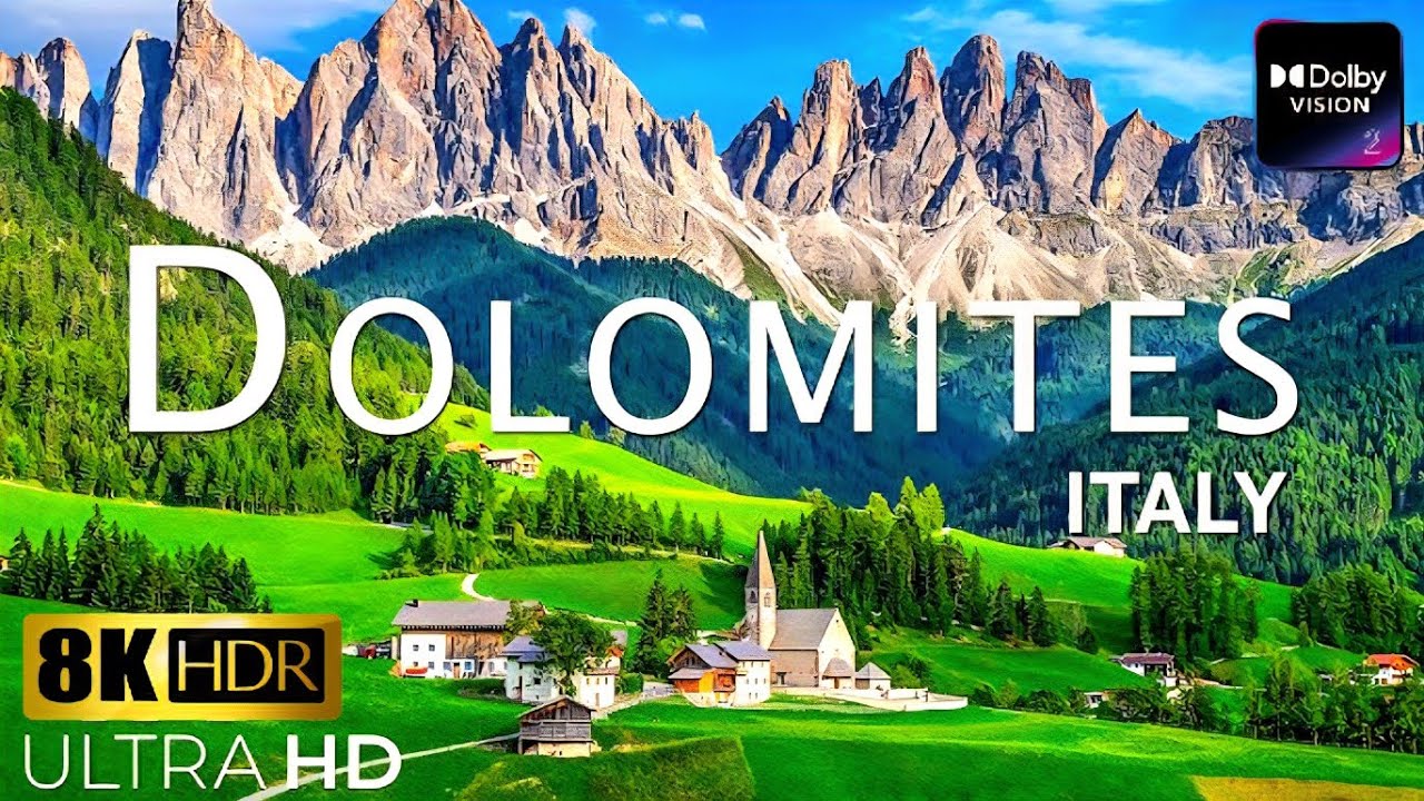 Dolomites from Above 🇮🇹🏔️ | Italy’s Most Epic Mountains in 8K HDR