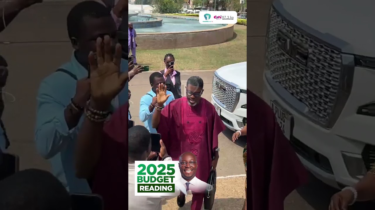 #Budget2025: A Plus, MP for Gomoa Central, arrives before the 2025 Budget reading