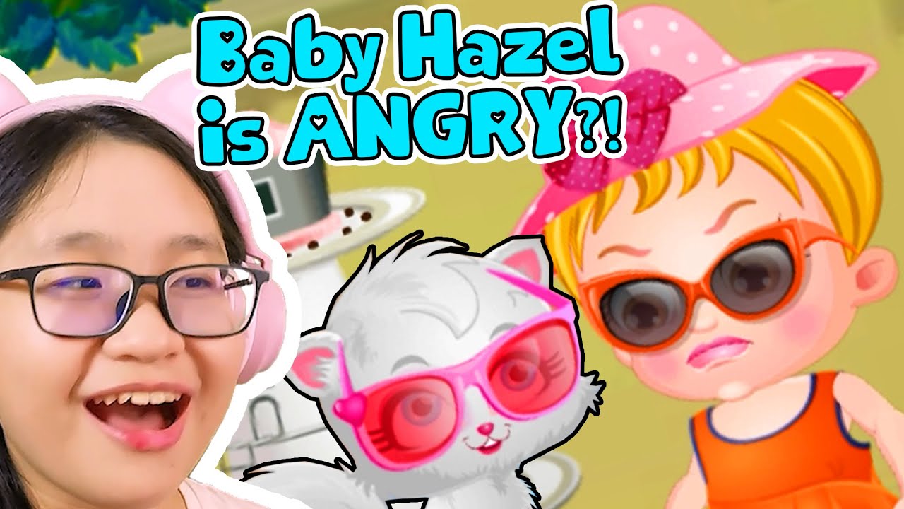 Baby Hazel Summer Fun - Baby Hazel is ANGRY??!!!