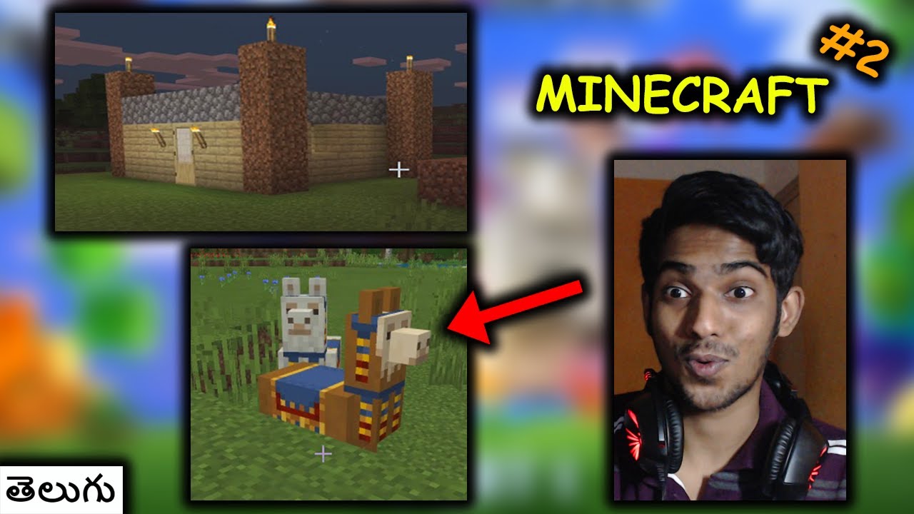 I Found Llamas! | Minecraft Episode #2 | CoolSandBoy | Telugu