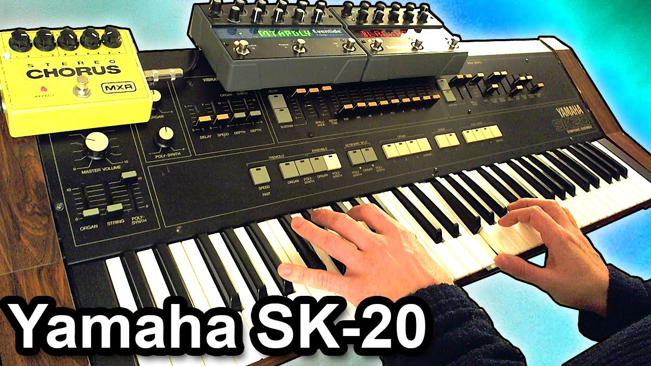 YAMAHA SK-20 - Ambient music soundscape【SYNTH DEMO】