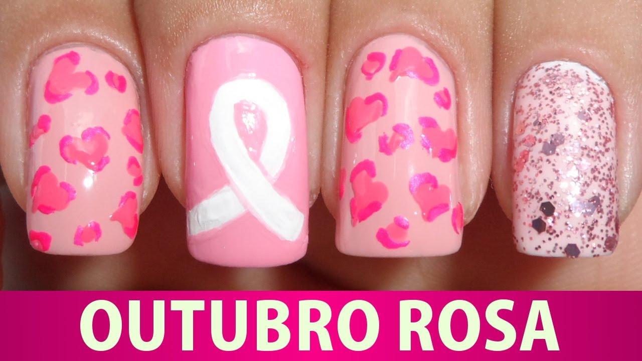 Unhas Decoradas - Outubro Rosa 2013