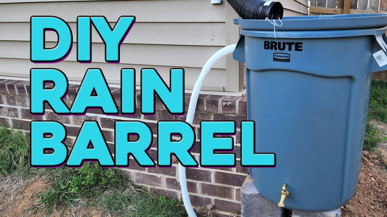 Make Your Own Rain Barrel EASY!