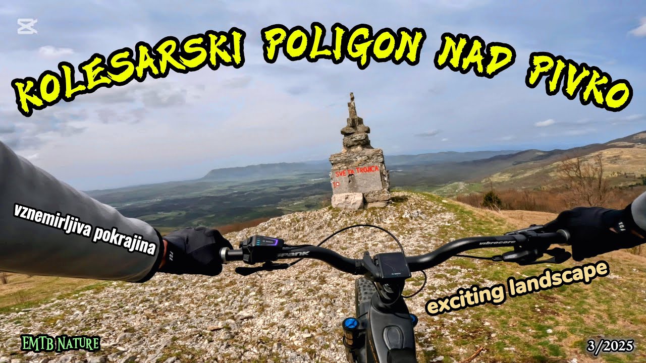 Kolesarski obisk hribovja nad Pivko, Svete Trojice, poligona Poček in presihajočih jezer  Slovenija