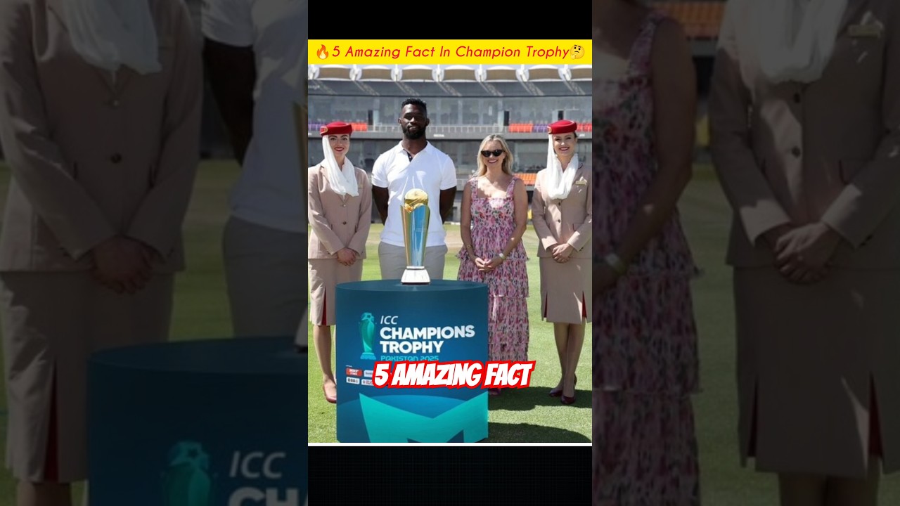5 Amazing Fact About Champion Trophy🤔🏆||#cricket #championstrophy #viratkohli #rohitsharma #shorts
