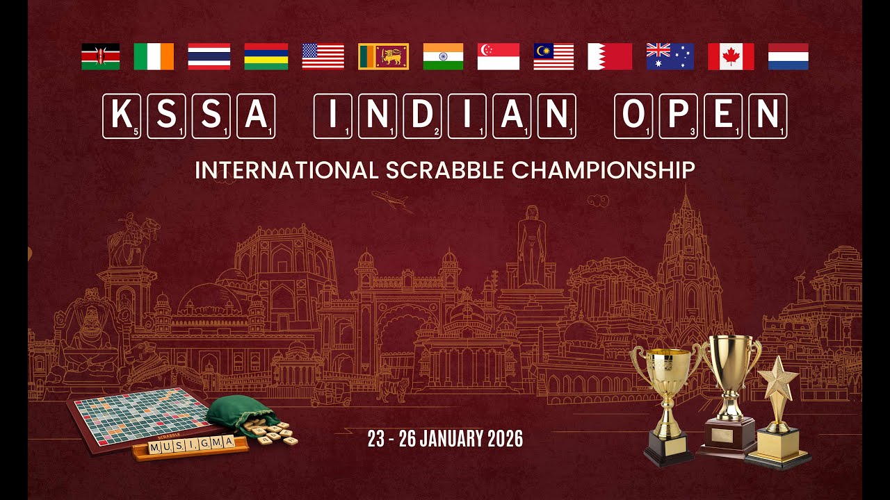 KSSA Indian Open International Scrabble Championship - Day 03 (Rounds 19-27)
