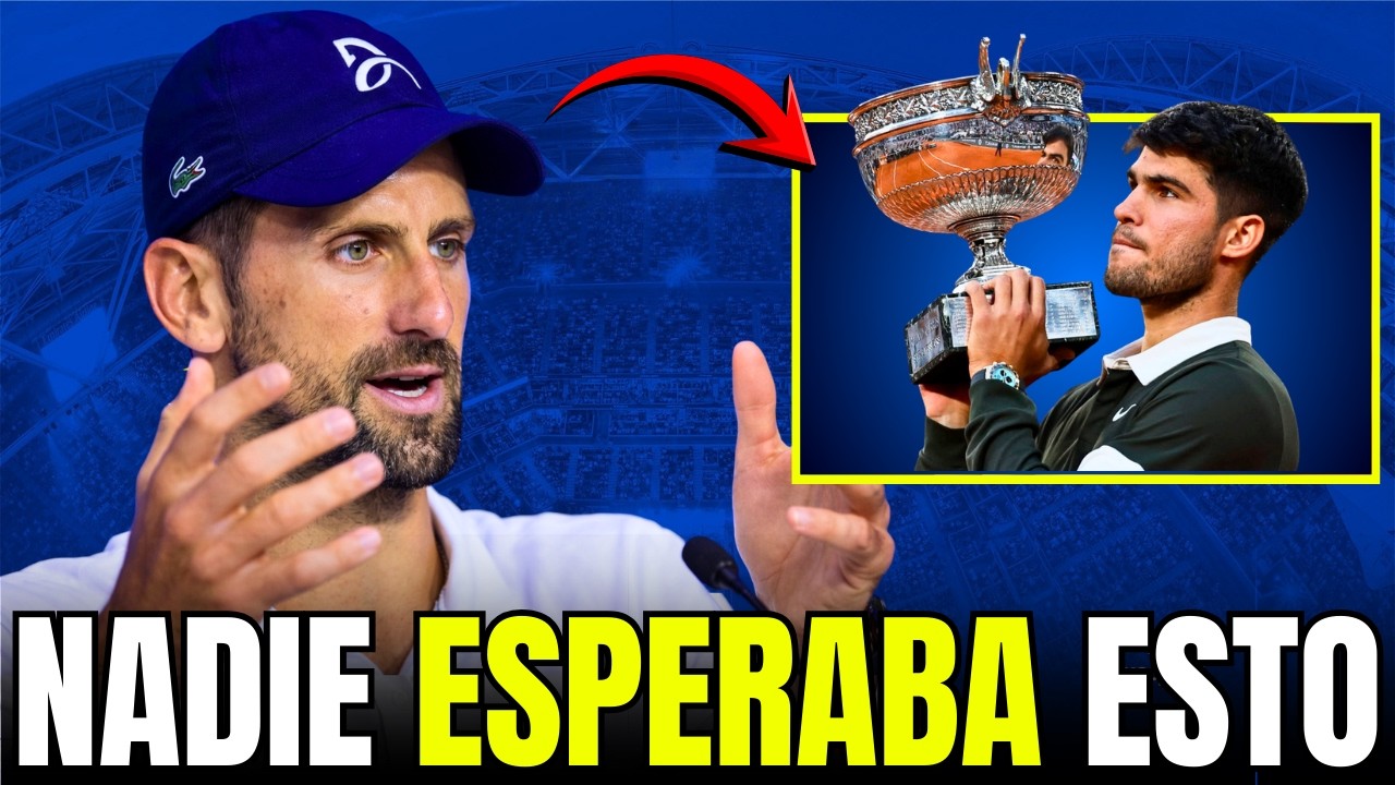 Novak Djokovic Vio los 7 Grand Slams de Carlos Alcaraz… y Lo Que Dijo Sonó a Despedida