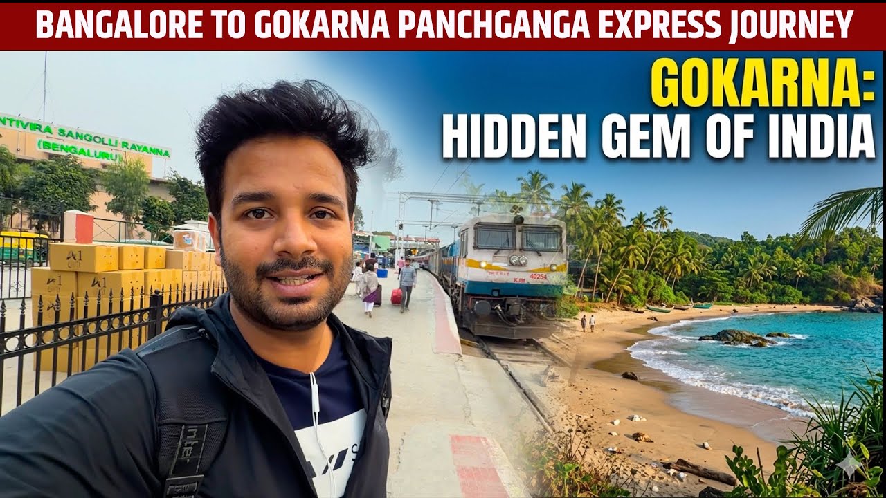 Bengaluru To Gokarna 16595 Panchaganga Express Train Journey | Best Alternative For Goa In Summer