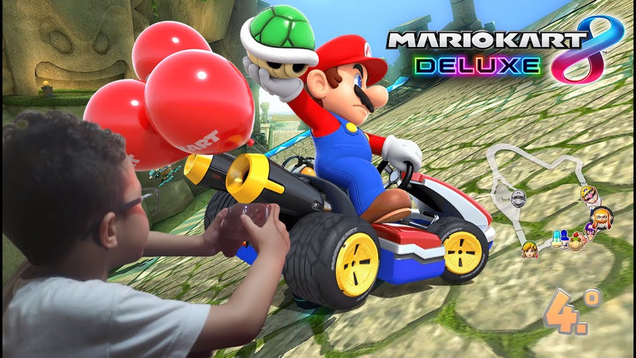 114 HENRIQUE JOGANDO MARIO KART 8