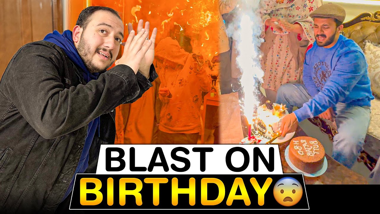 Late night birthday surprise for Rajab🤩| Ghar mai blast ho gya😱| Allah ne bacha liya🥹