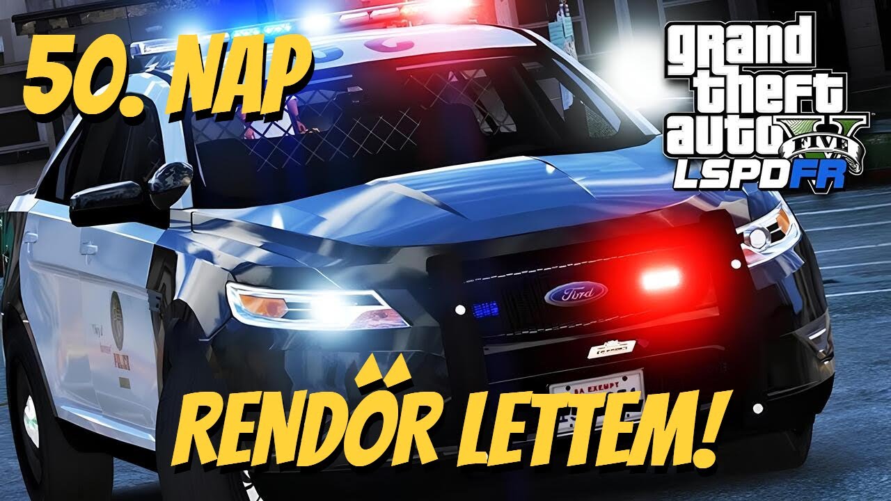 👮 100 Napig Rendőrként Szolgáltam GTA 5-ben! (5. Rész) 🚔