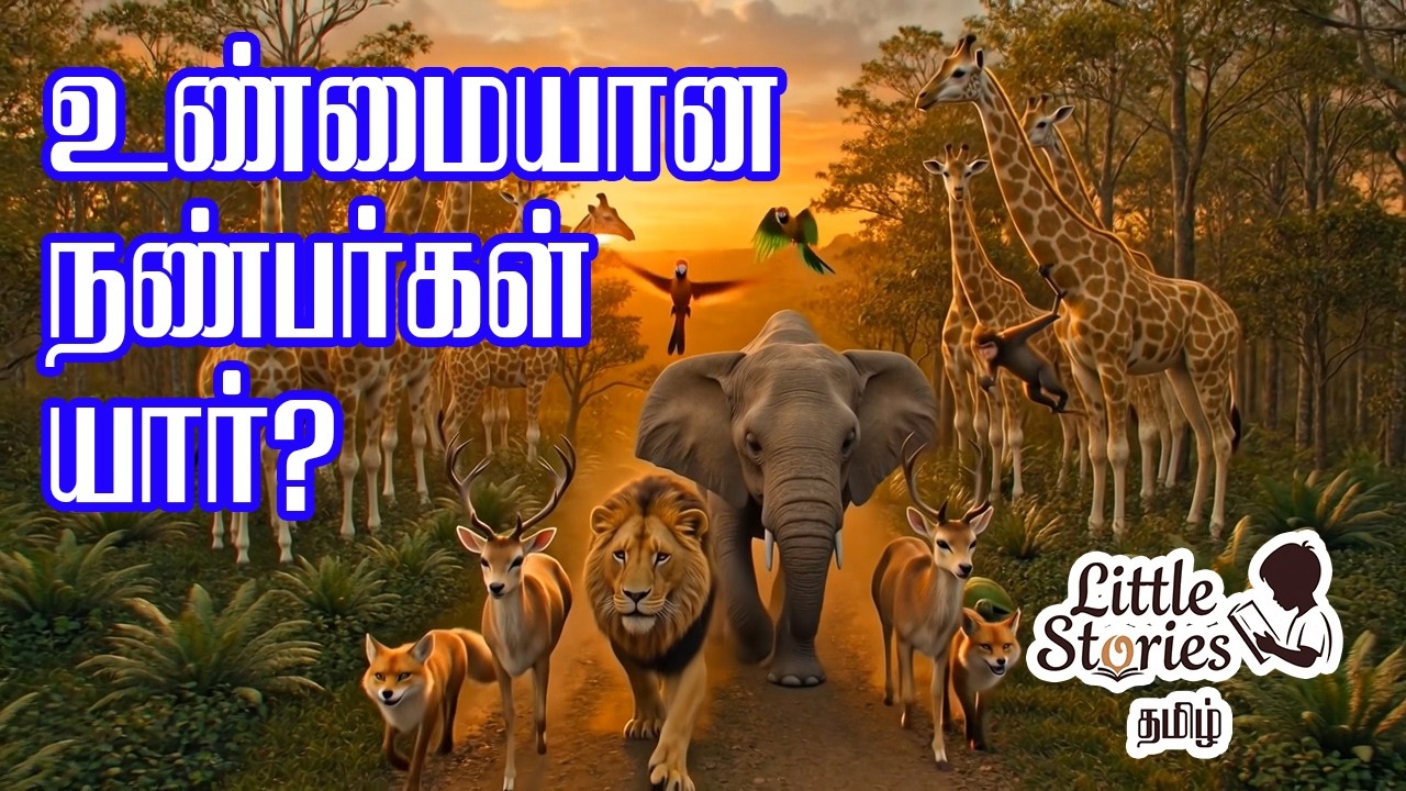 சிங்கம் கதை | உண்மையான நட்பு கதை | Tamil Moral Story | Tamil Kids Story | Animals Story | Kids Story