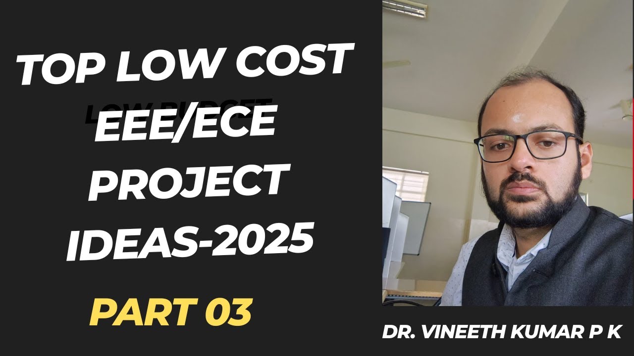 Low Cost and Simple Final Year Project for EEE & ECE Students | Easy Mini Project Demonstration 2025