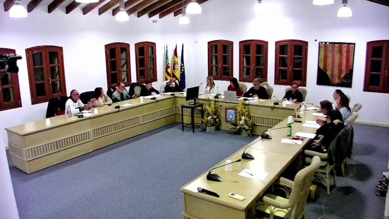 PLENARI ORDINARI AJUNTAMENT DE GATA 25/3/2025