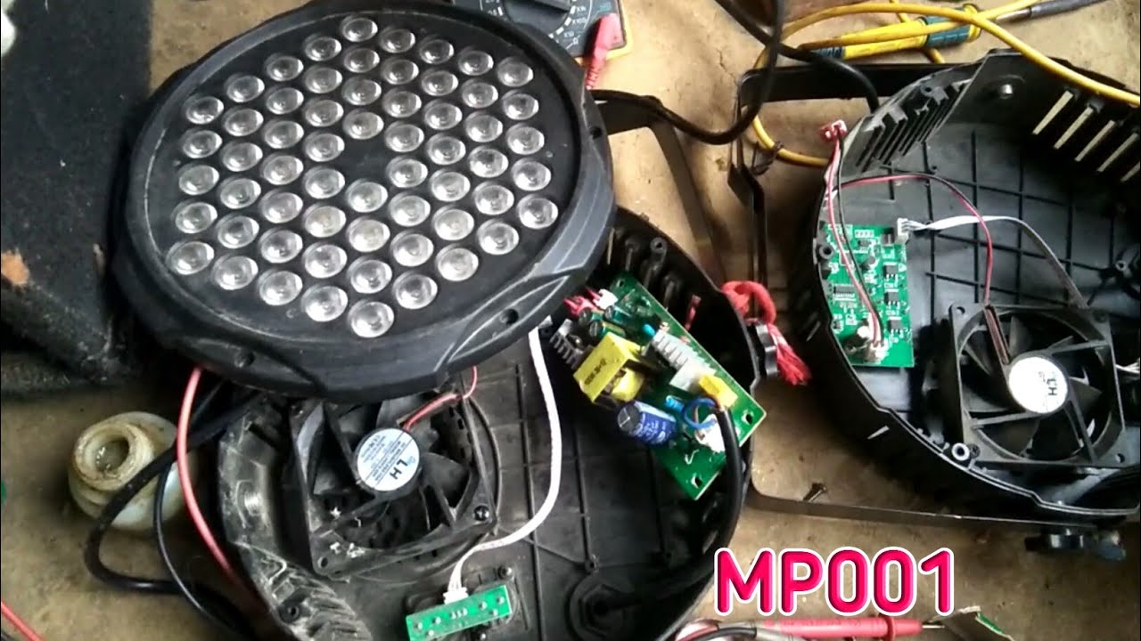 How to repair led par light | एलईडी  पार लाईट का पावर सप्लाई कैसे रिपेयर करें।