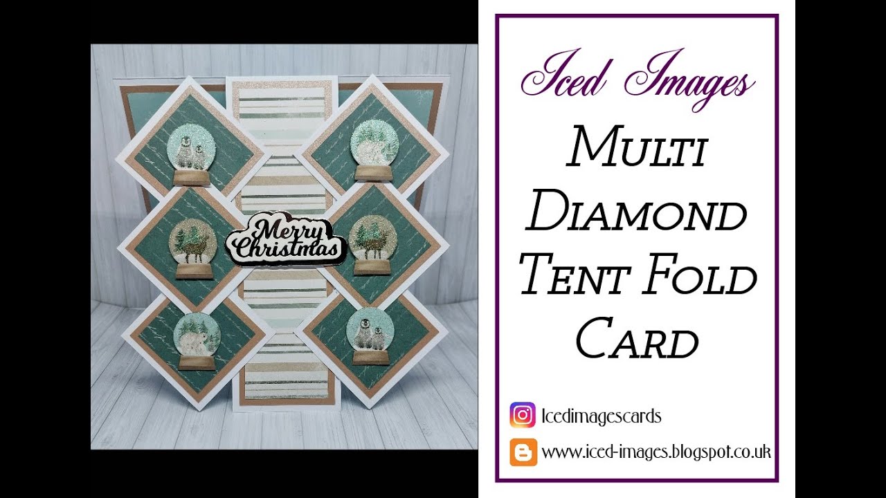 Multi Diamond Tent Card