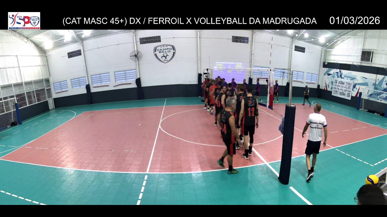 TSPV 2026-1 (MASC 45+) DX / FERROIL X VOLLEYBALL DA MADRUGADA