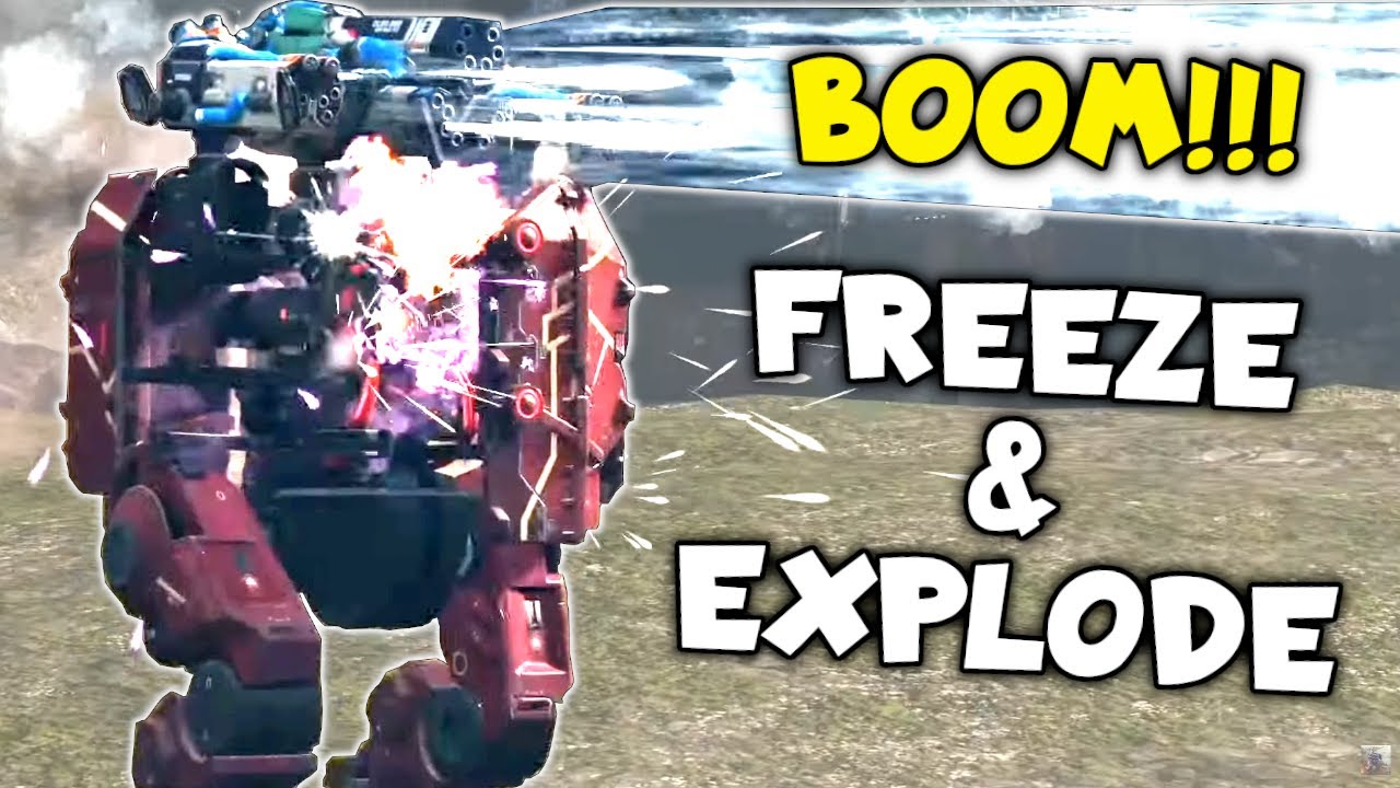 Freezing And Exploding! SHELL With Cryogenic Weapons And Lockdown Effect | War Robots MK2 Gameplay