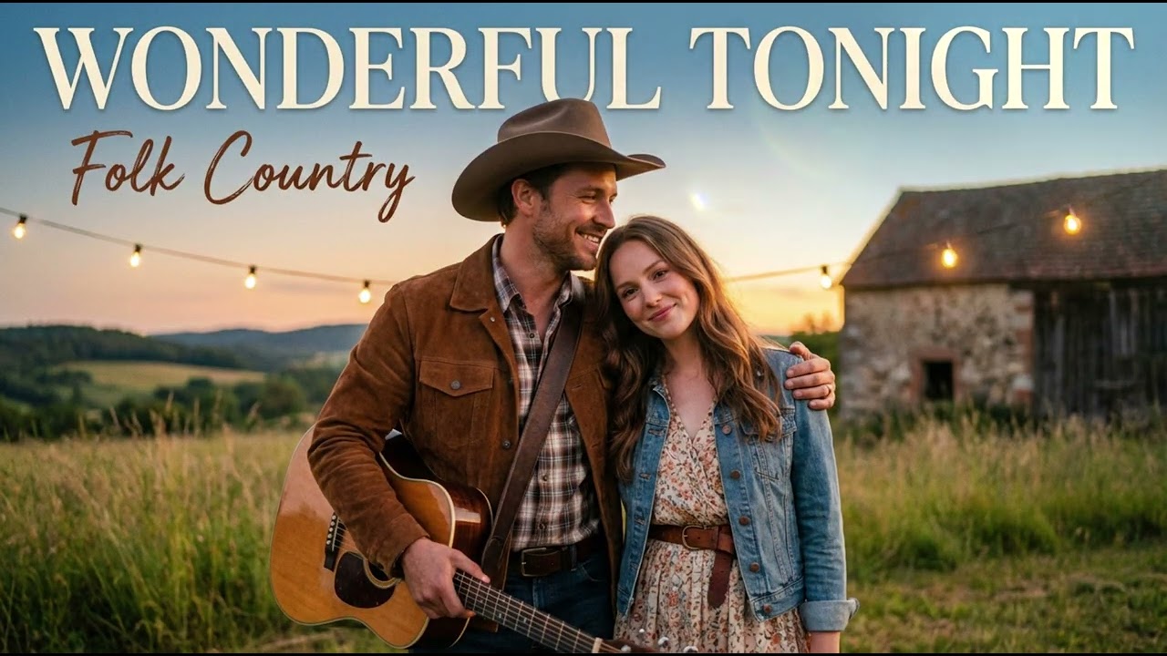 WONDERFUL TONIGHT - ERIC CLAPTON || BEST FOLK COUNTRY VERSION