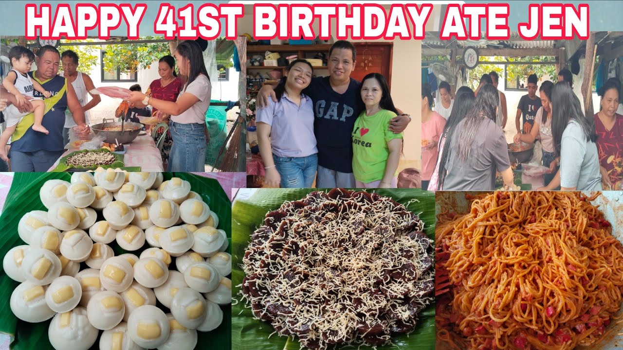 HAPPY 41ST BIRTHDAY ATE JEN/NAG SALO-SALO BAGO BUMALIK NG LAGUNA