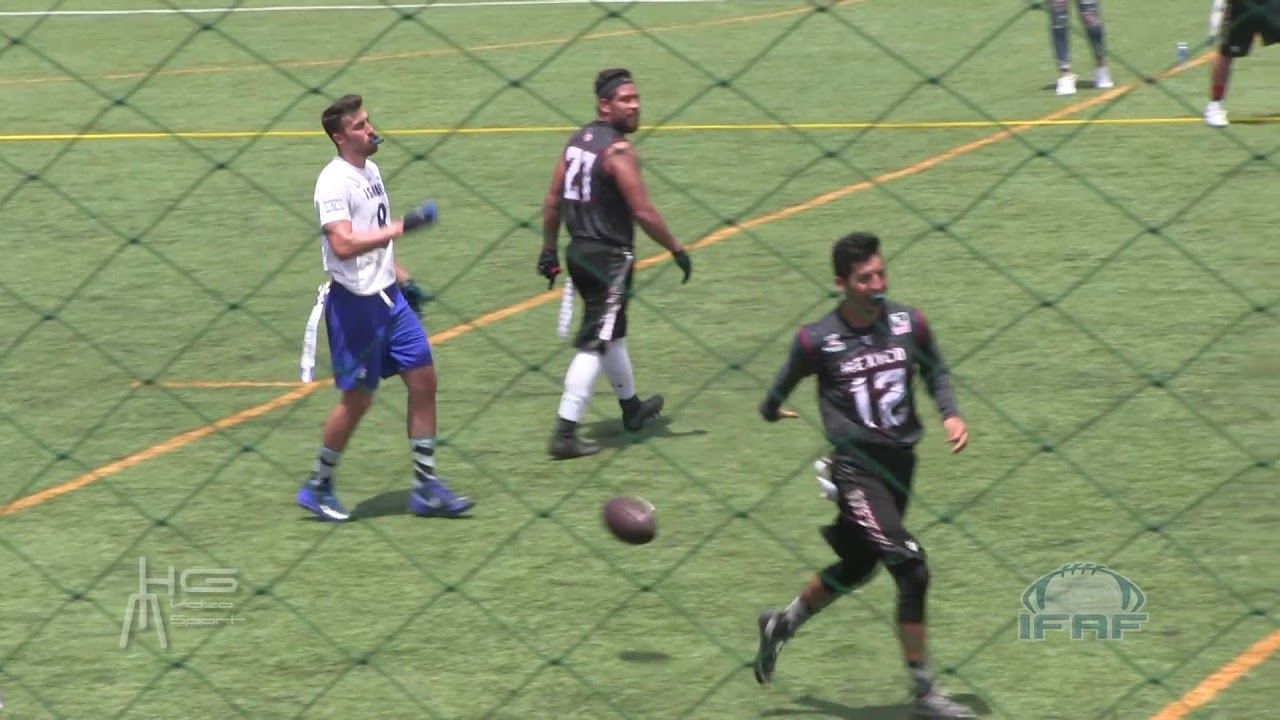 MUNDIAL DE FLAG FOOTBALL 2018 MEXICO VS ISRAEL MASCULINO DIA 2