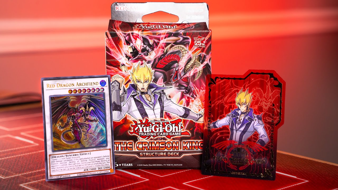 Opening 3x The Crimson King Structure Deck and Making a Deck