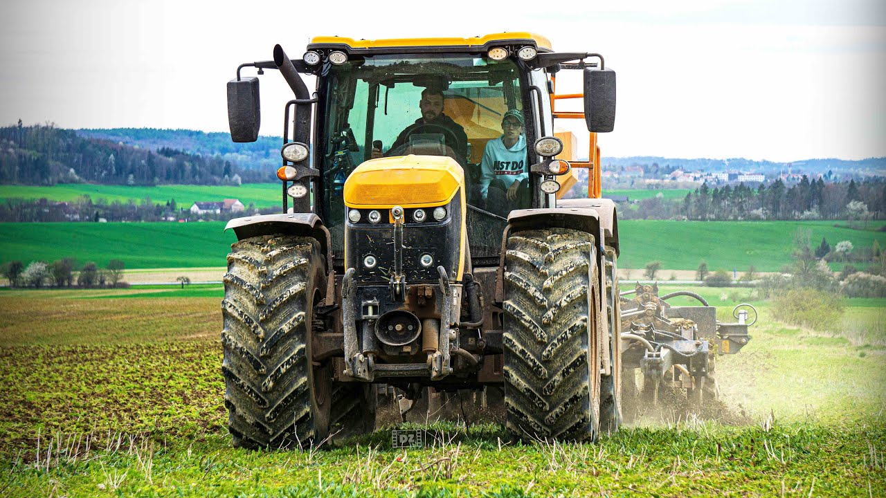 😍 JCB Fastrac 4220 & Mzuri Pro-Til 4T 🔥 - посадки соргo 🌾