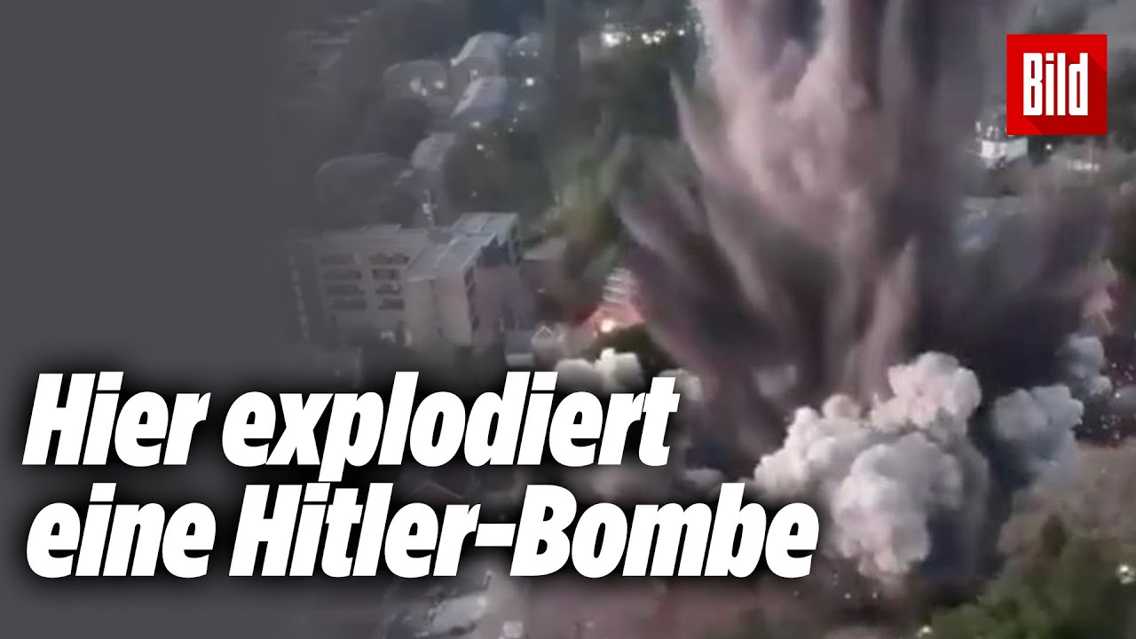 Exeter: Weltkriegs-Bombe nahe Universit&auml;t nach 81 Jahren gesprengt