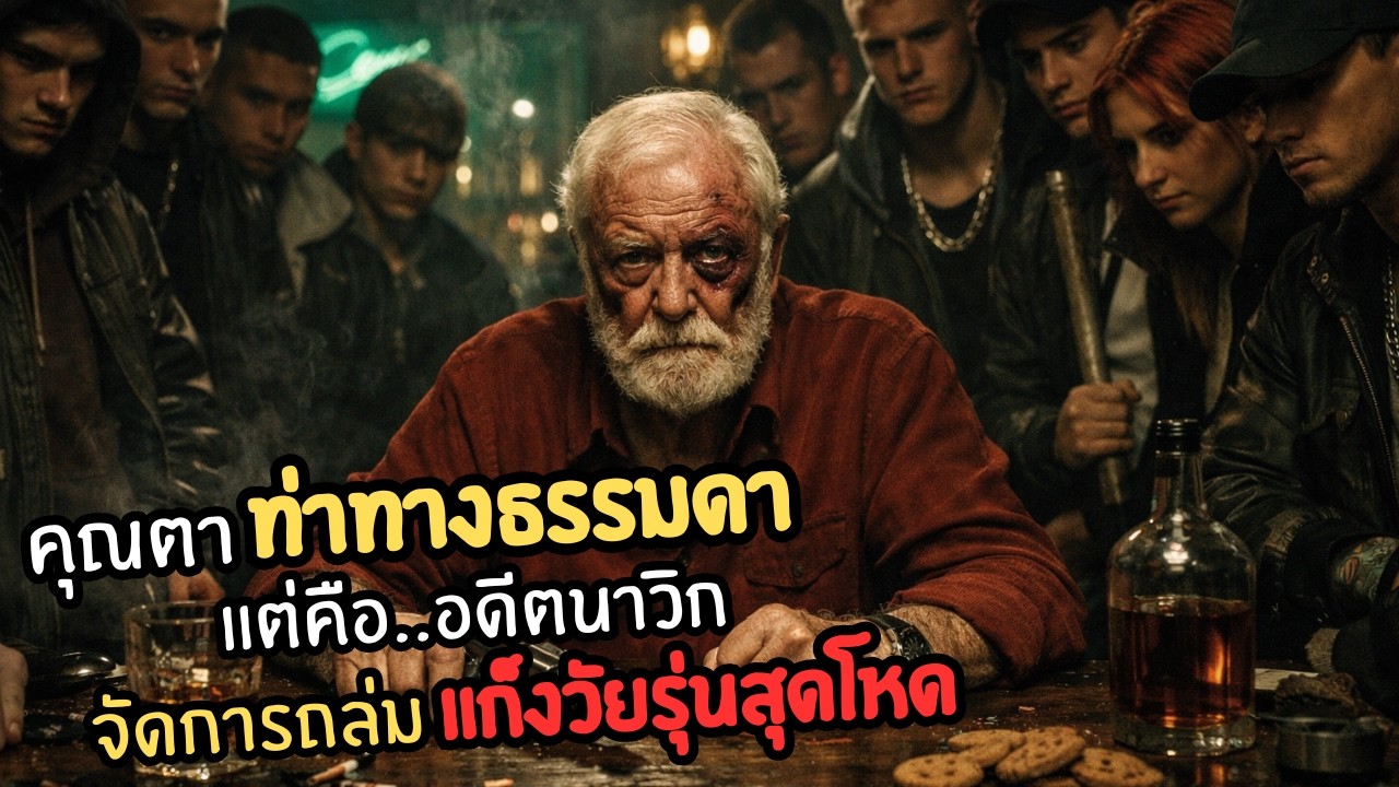 คุณตาที่แสนใจดี โดนกลุ่มวัยรุ่นรังแก จนต้องลุกขึ้นมาสู้กับพวกมัน จัดการพวกมันยกแก็ง | สปอยหนัง