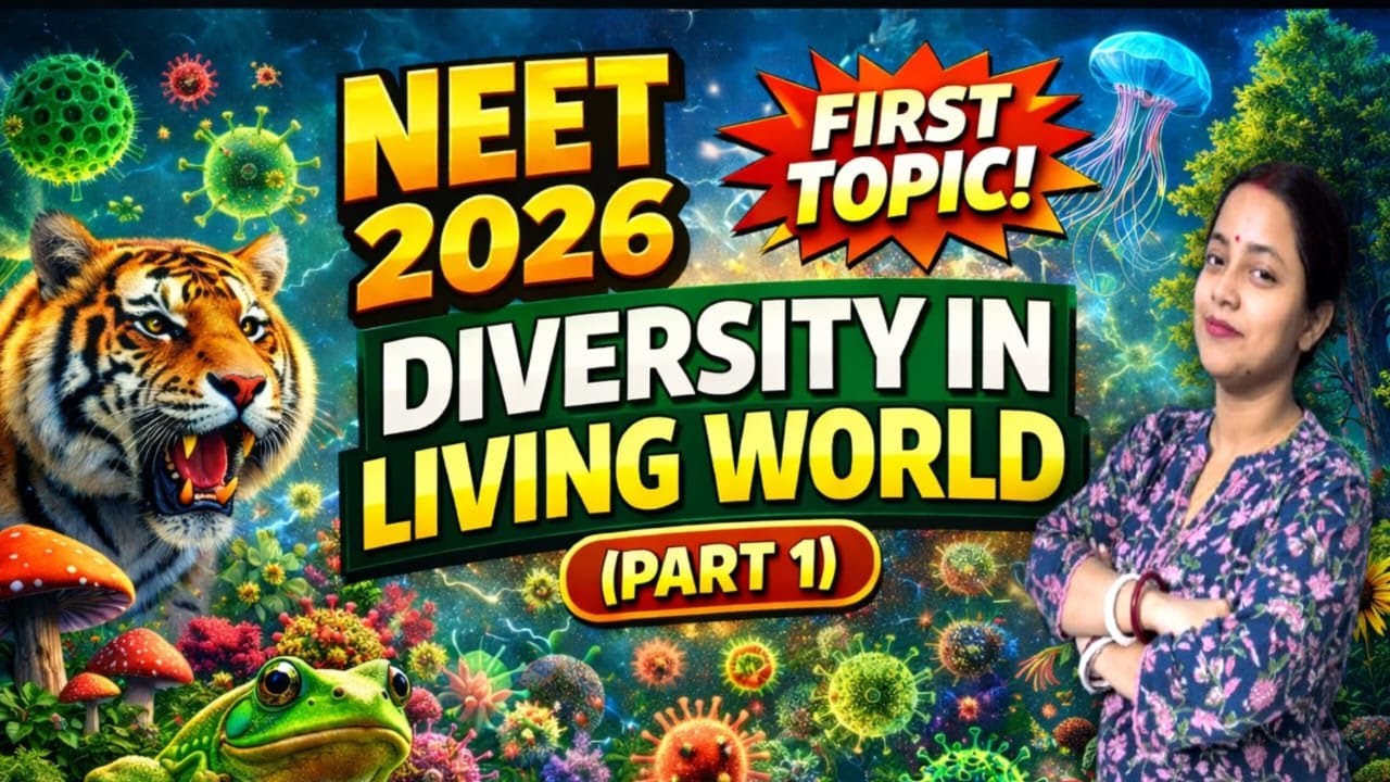 DIVERSITY IN LIVING WORLD (Part-1) | NEET 2026 BIOLOGY #neetpreparation #neet2026 #ncert #biology