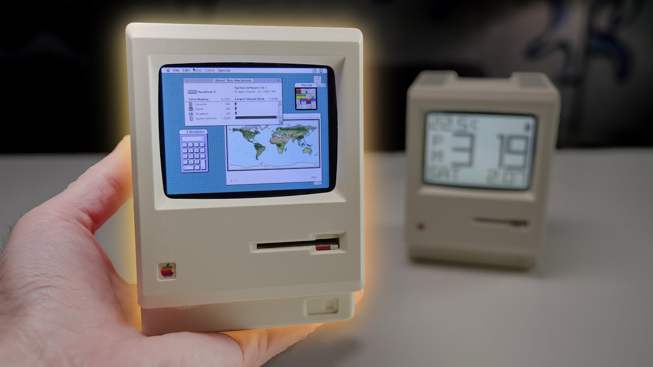Я превратил часы в винтажный Mac!