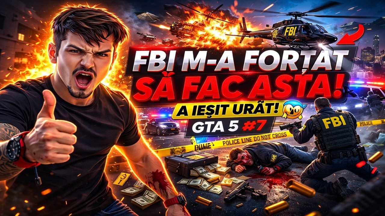 GTA 5 Story Mode #7 – FBI M-A FORȚAT SĂ FAC ASTA… 🚁💥