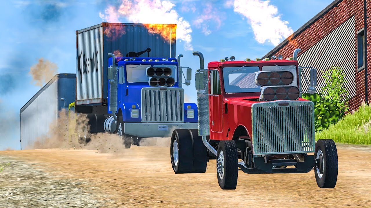 INSANE TRUCK CRASHES #1 - BeamNG Drive