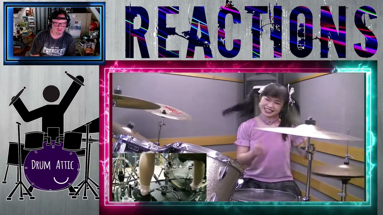 JUNNA Rising Force:Yngwie Malmsteen Drum Cover Reaction #reaction