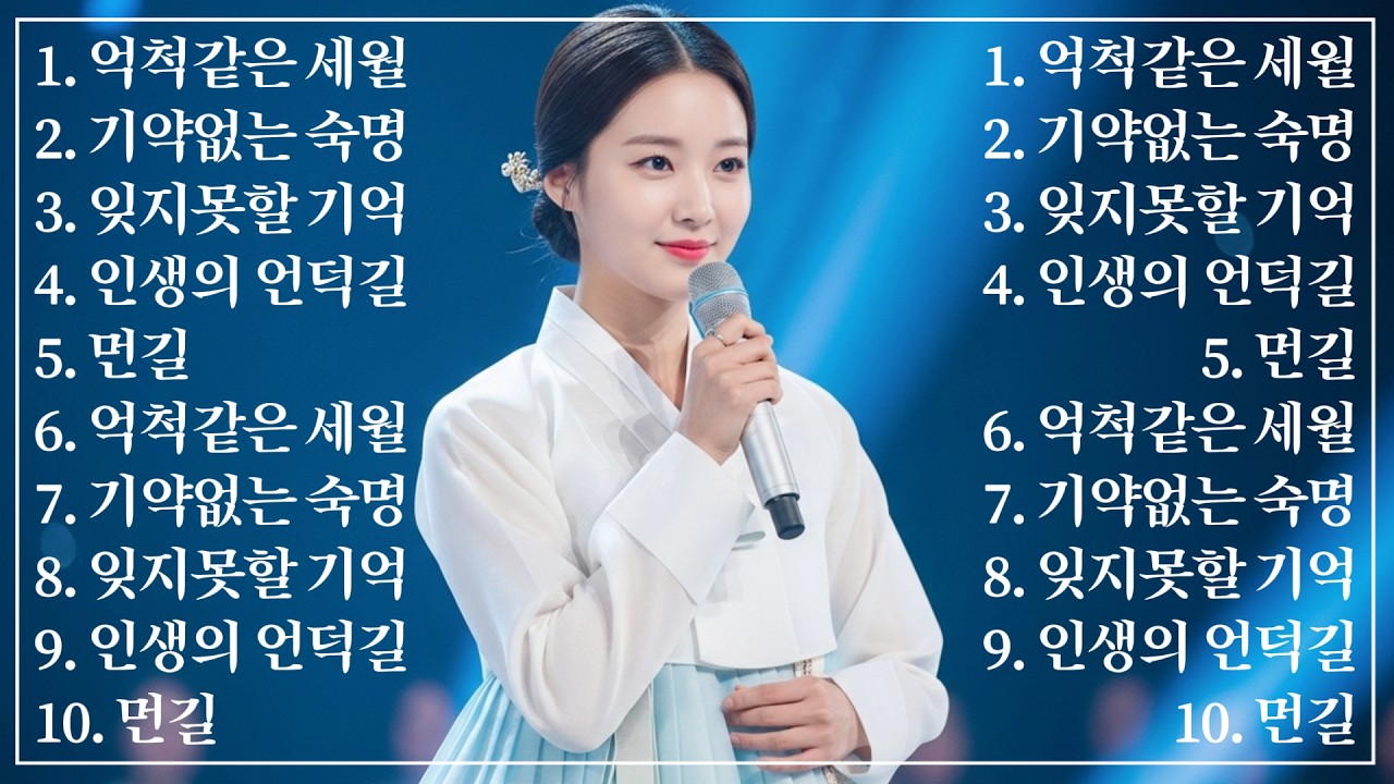 한과 그리움이 담긴 마음을 적시는 그때 그 시절 감성트로트 5선, 잔잔하니 듣기좋은 추억의 명곡💿세월에 사무치는 애절한 #인생트로트 #트로트 #한국음악 #감성트로트 #trot