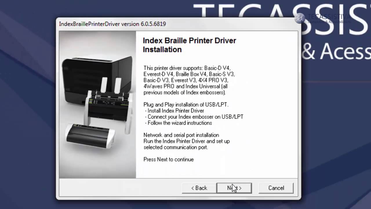 Tutorial Tecassistiva | Passo a Passo de como instalar sua impressora Braille Index V4